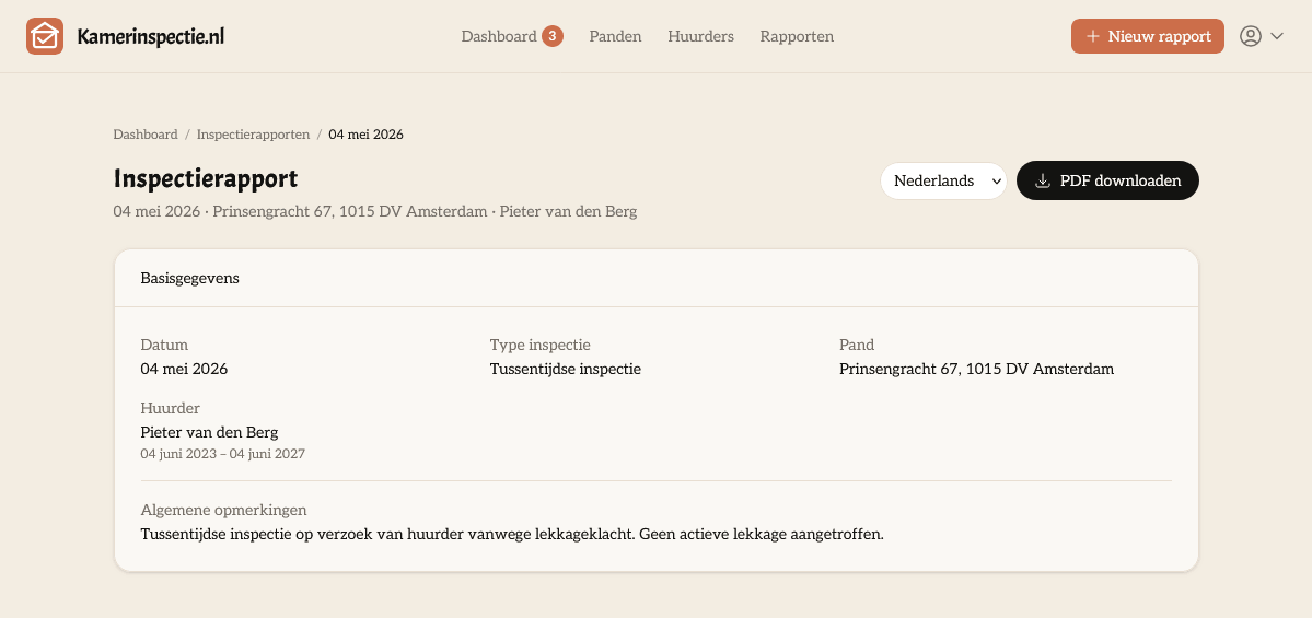 PDF-download van het inspectierapport
